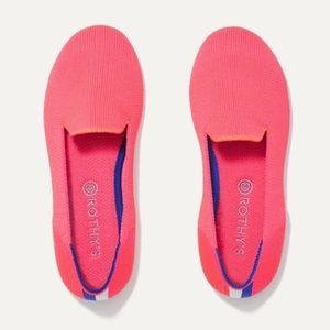 Neon Pink Kids Rothys Loafers - Size K3